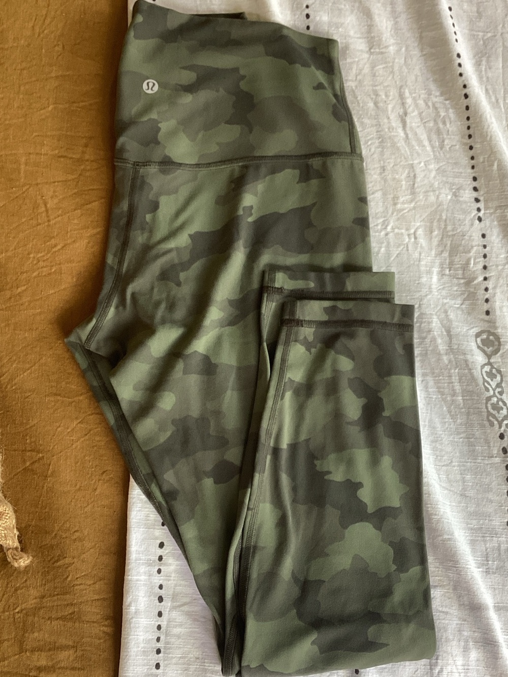 lululemon athletica Align 25” Olive Green Camo Leggings